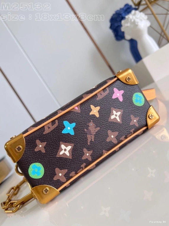 First bag ru MINI VUITTON TRUNK-18.5*13*8cm SOFT LOUIS 0809